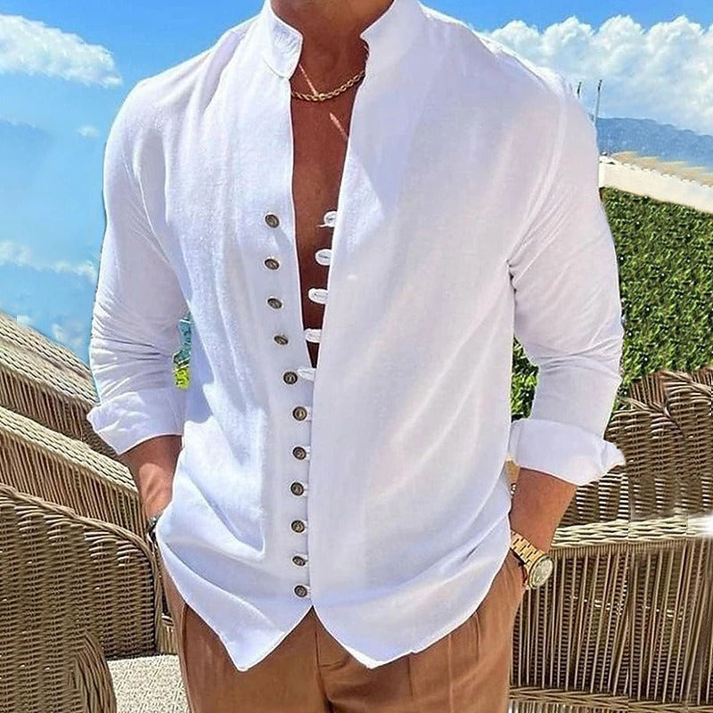 Men's Long Sleeve Cotton Shirt