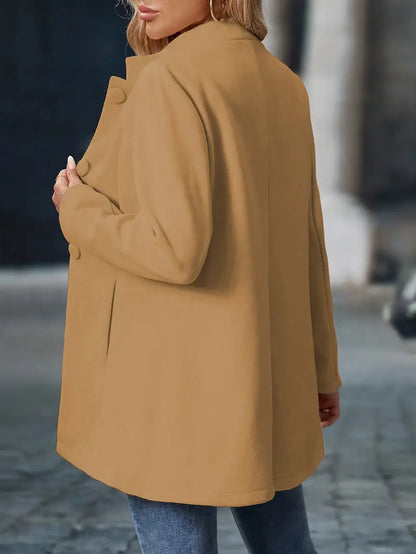 Morgan | Ladies Warm Button Front Coat
