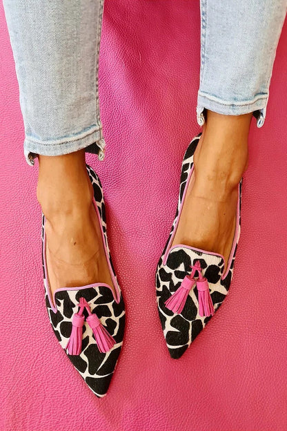 Women's Tassel Loafers Pointed Toe