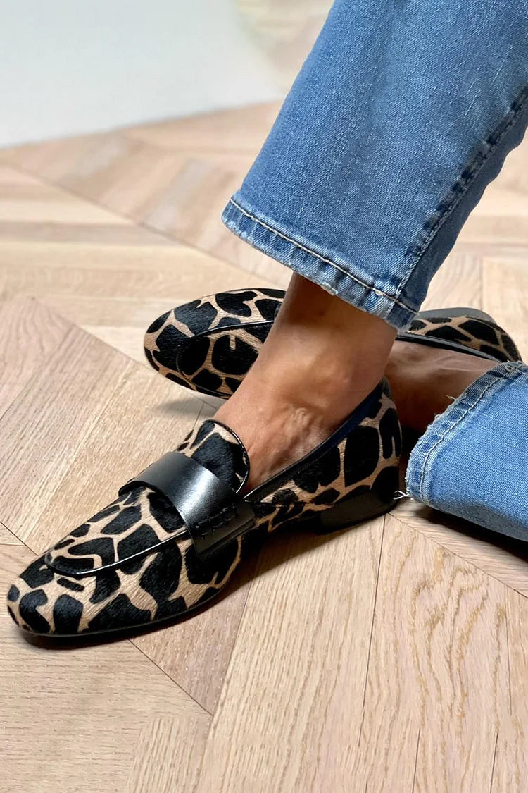 Wildlife Pattern Slip On Shoes