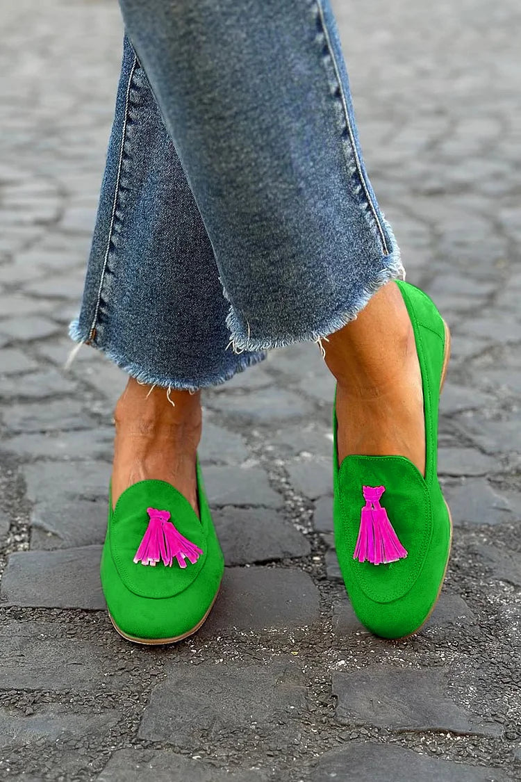Women's Slip-On Tassel Loafers - VibreMode