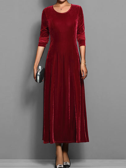 Women's Soft Velvet Dress