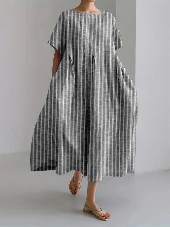 Women's Casual Long Dress Comfortable Retro Style