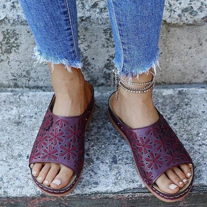 Women's Orthopedic Flat Sandals Cushioned Comfortable