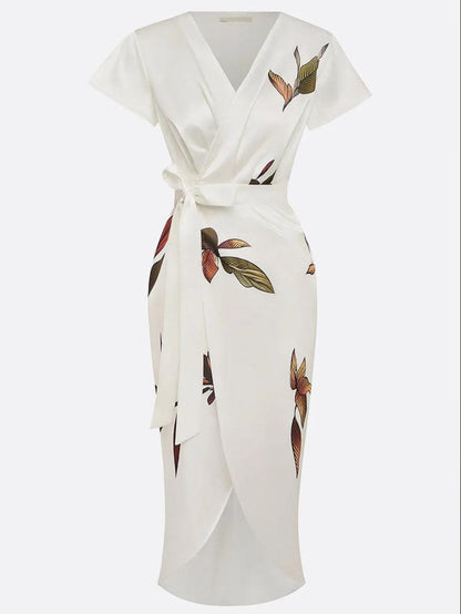 Women's Fit And Flare Dress Defined Waistline