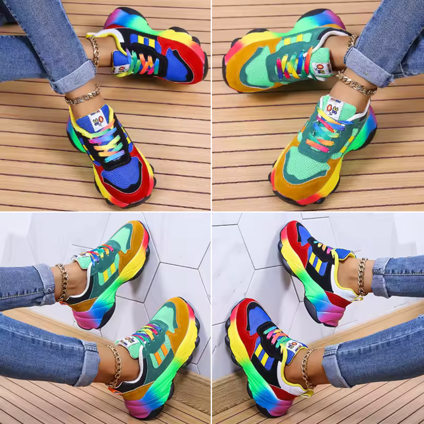 Vibrant Orthopedic Sneakers