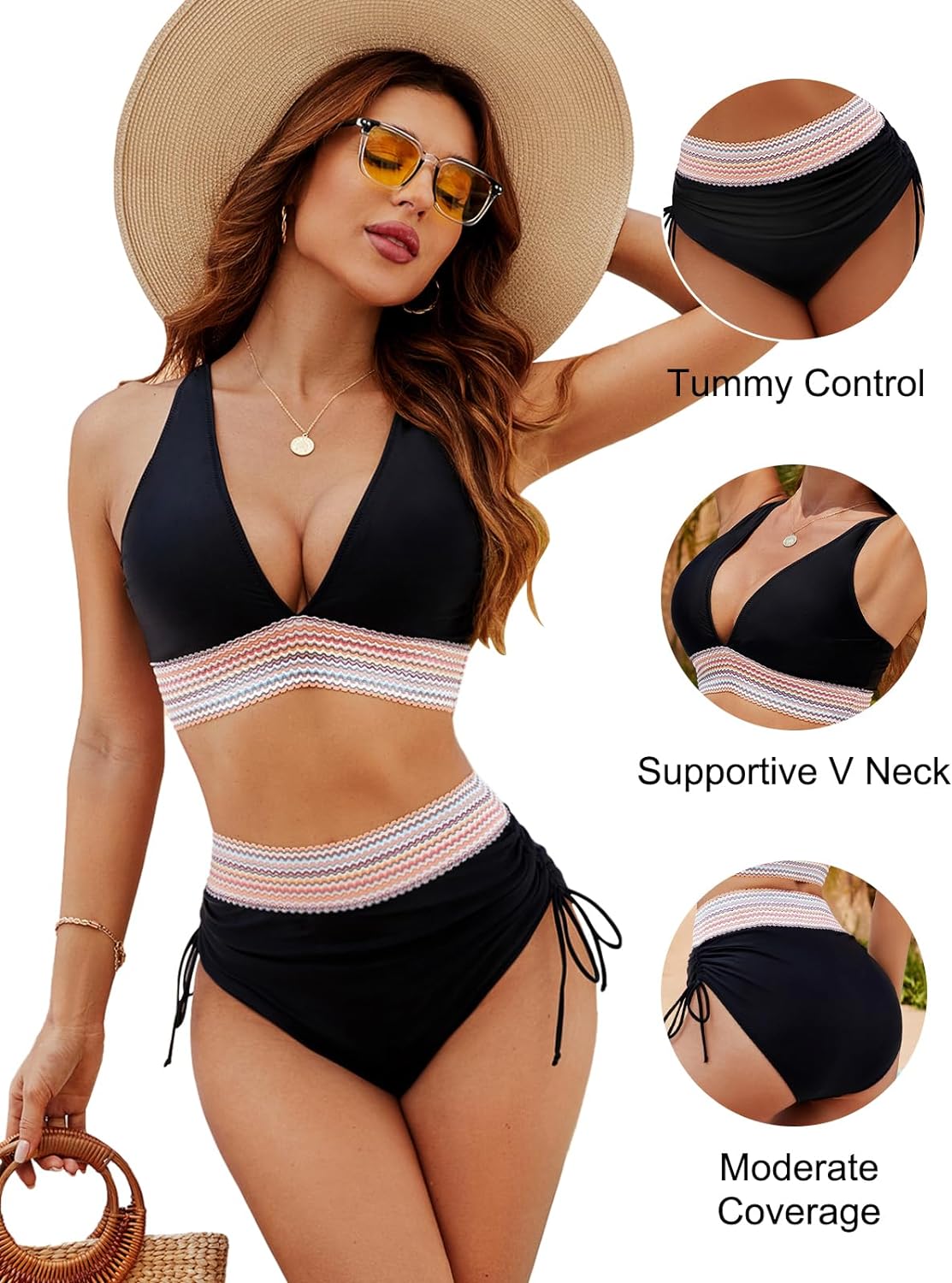Women's Tummy Control Bikini Set