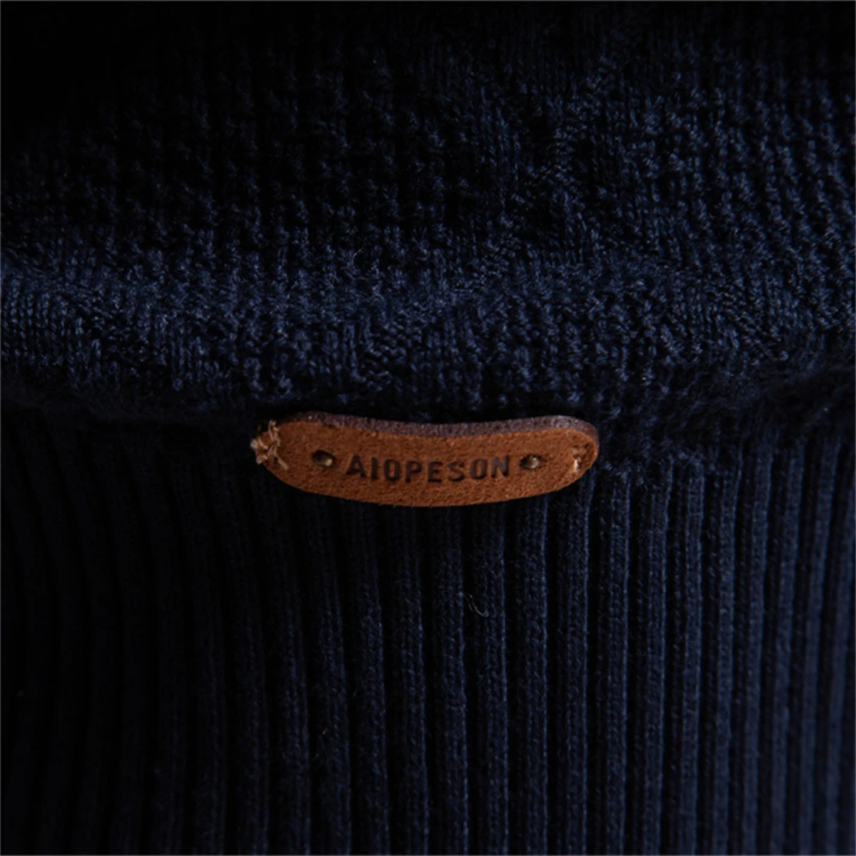 Kensington Men's Polo Sweater Diamond Knit