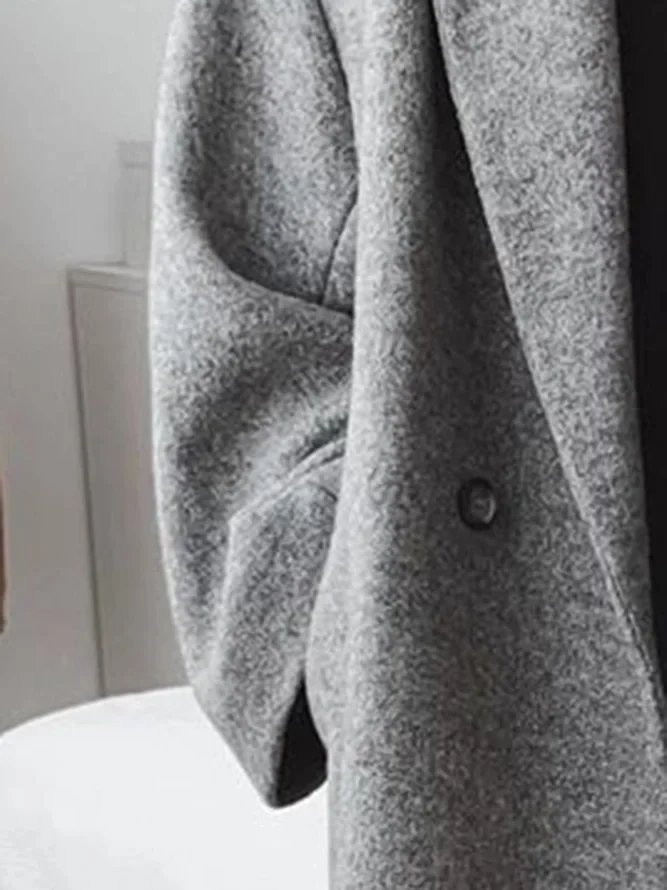 Women's Double-Breasted Longline Coat