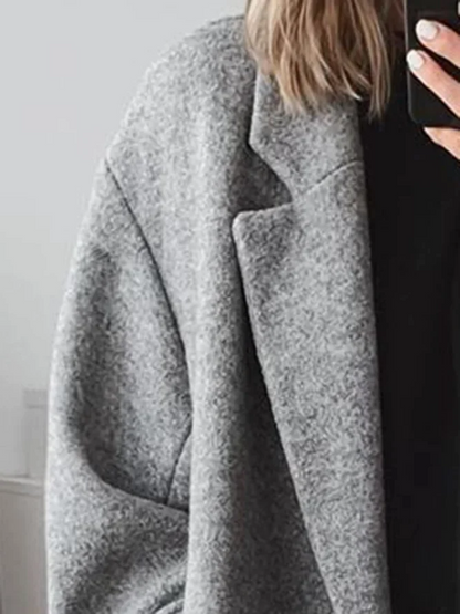 Women's Double-Breasted Longline Coat