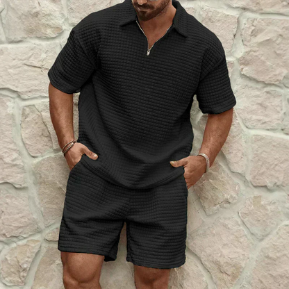 Men's Polo Shorts Set