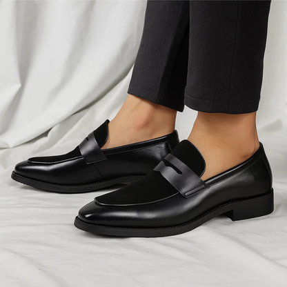 Italian Leather Penny Loafers