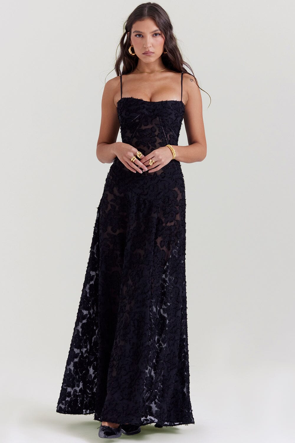 Women's Elegant Maxi Dress Flowy Design