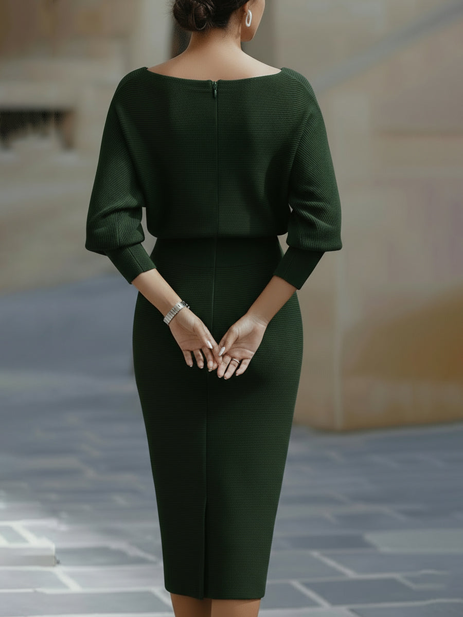 Chic Flowy Knee Length Dress