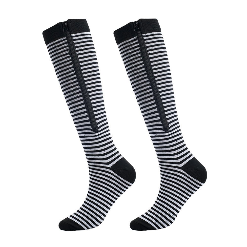 Support Stockings Zipper Comfortable Leg Relief