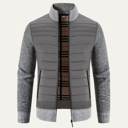 Men's Padded Stand Collar Winter Jacket