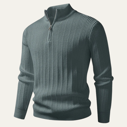 Men's Soft Knit Half Zip Sweater