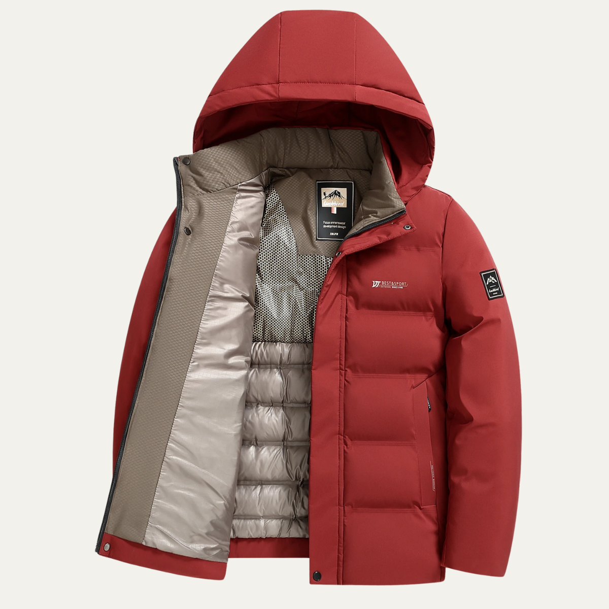 Aosta Men's Thick Cotton Winter Jacket
