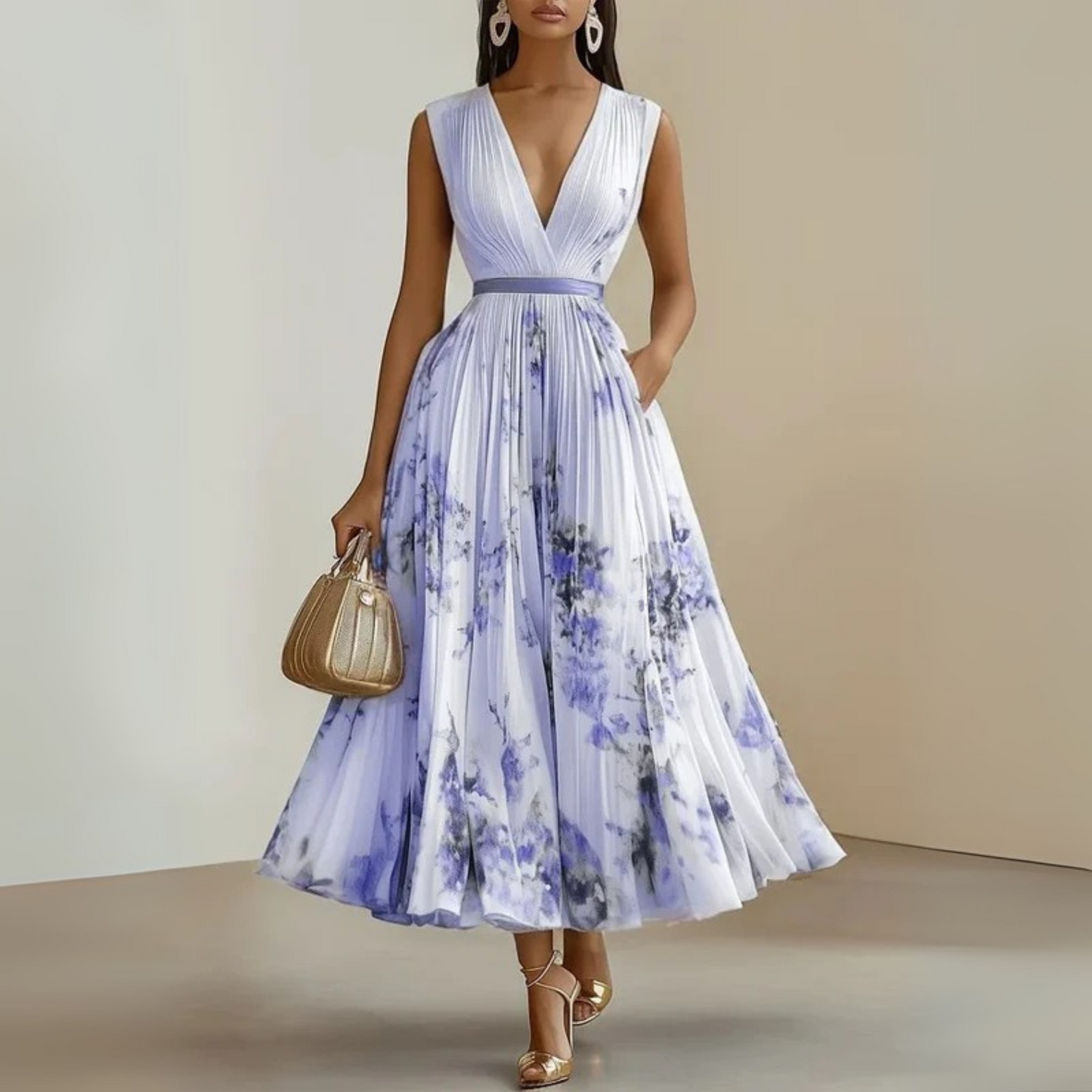 Women's Sleeveless Summer Maxi Dress
