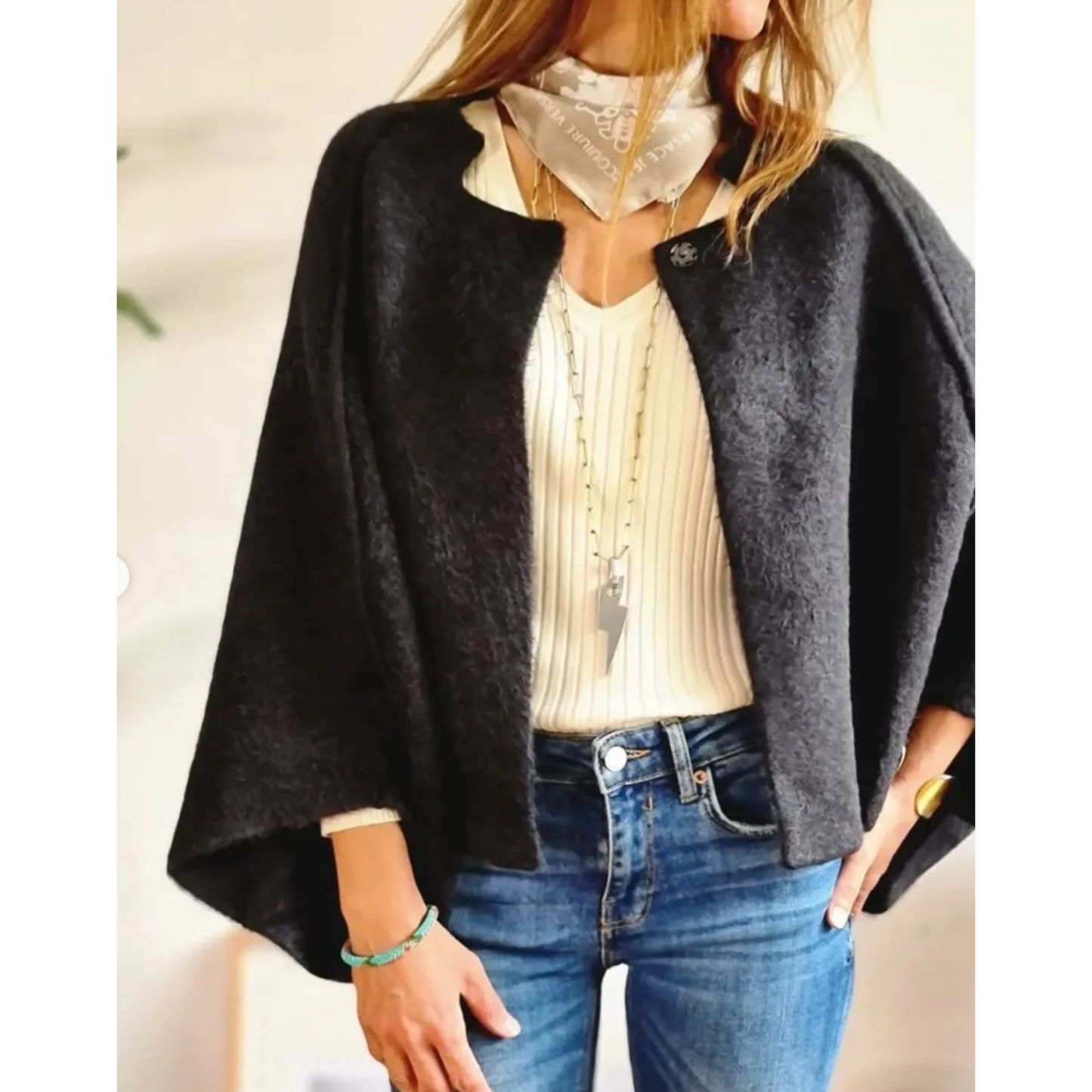 Women's Open Front Knitted Cardigan