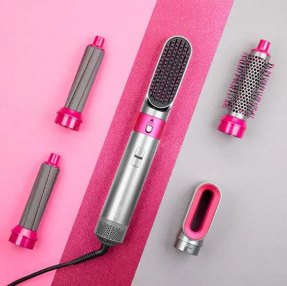 4-In-1 Hair Styler Curl Straighten Brush
