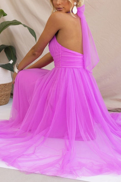 Elegant Ladies' Party Tulle Gown Dress