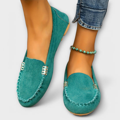 Women's Moccasin Slip On Shoes - VibreMode