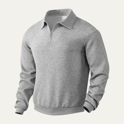 Men's Quarter Zip Sweater Lightweight