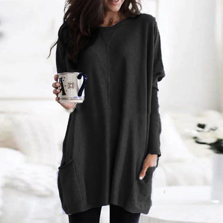 Women's Oversized Tunic with Pockets