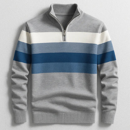 Colorful Stripe Long Sleeve Sweater