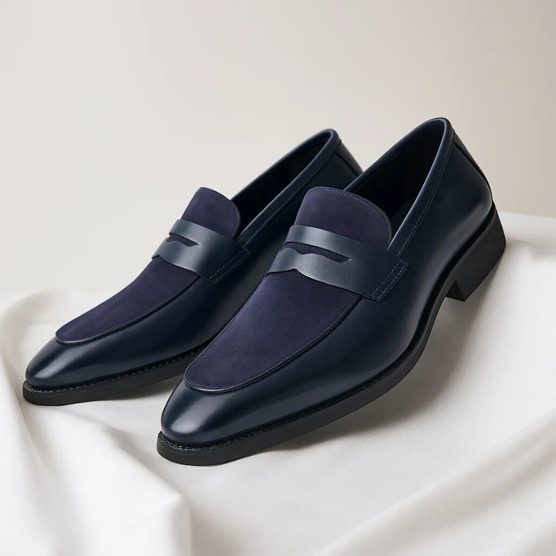 Italian Leather Penny Loafers