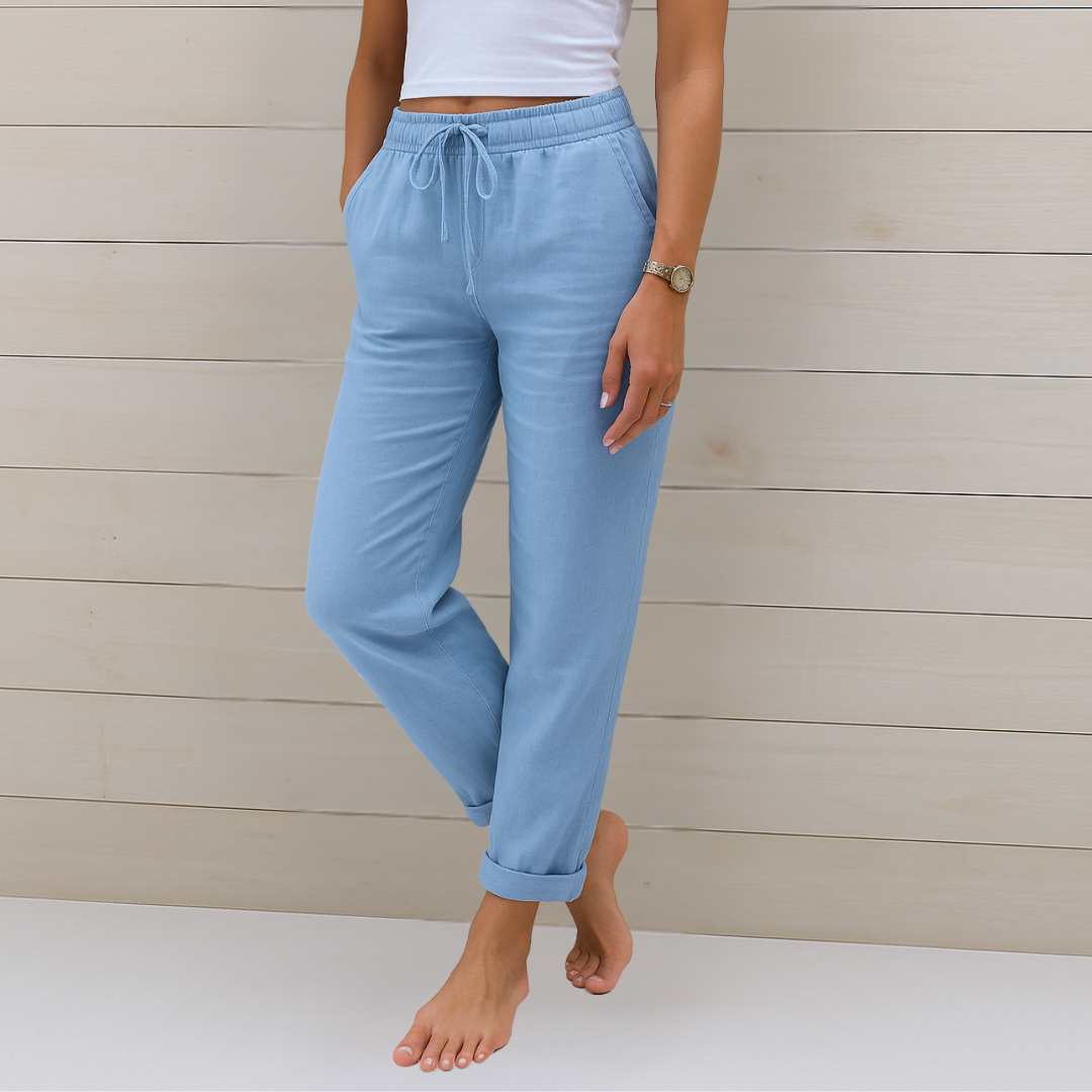 Women's Breathable Pants Elastic Waist - VibreMode