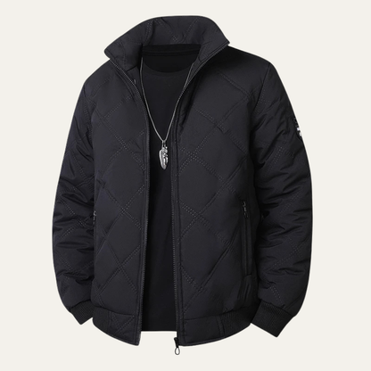 Bardolino Men's Quilted Jacket Stand Collar Winter