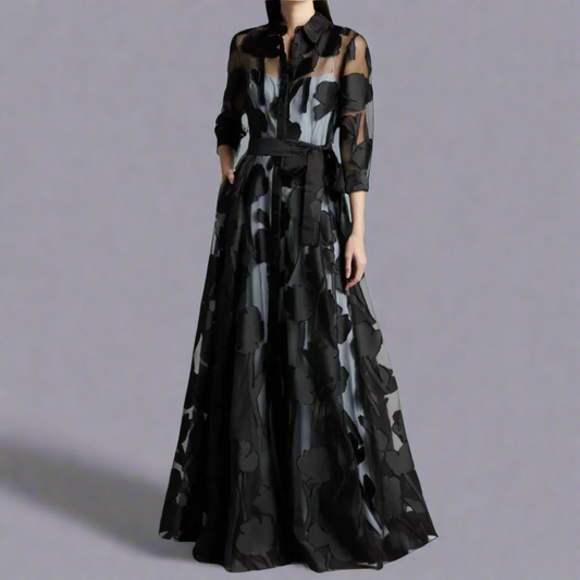 Beautiful Flowy Maxi Dress for Women - VibreMode