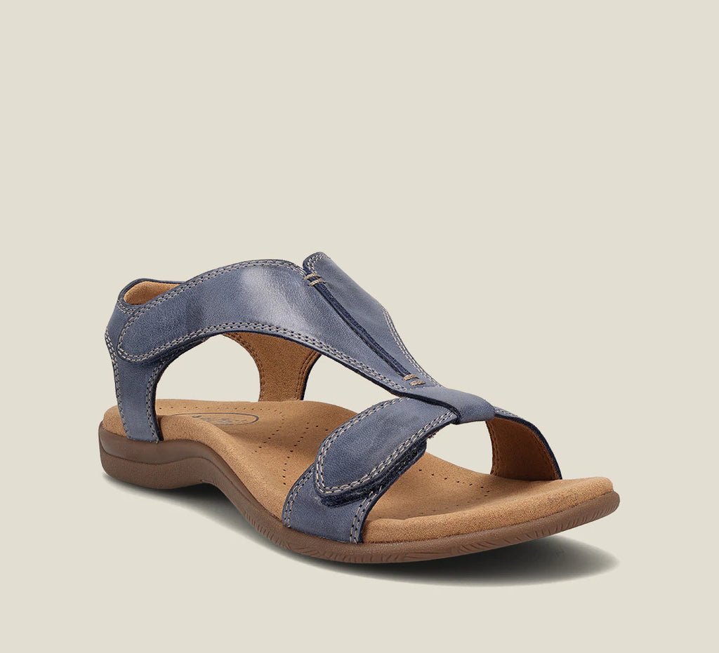Women's Orthopedic Sandals Cushioned Adjustable Brown