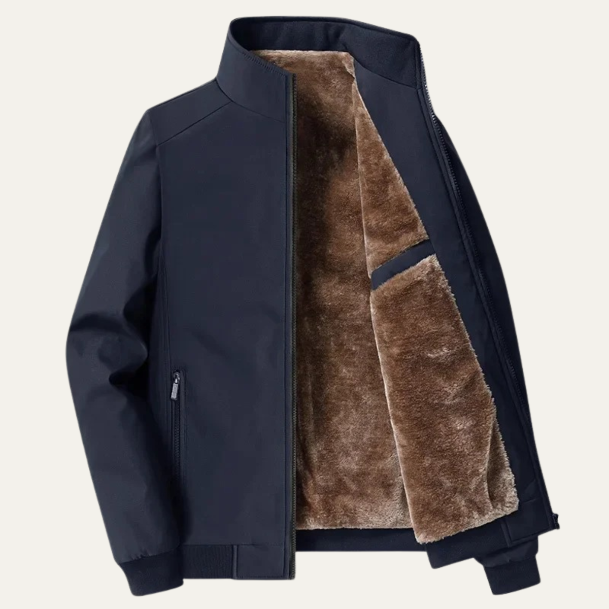 Men's Waterproof Thermal Winter Jacket Fleece Lined - VibreMode