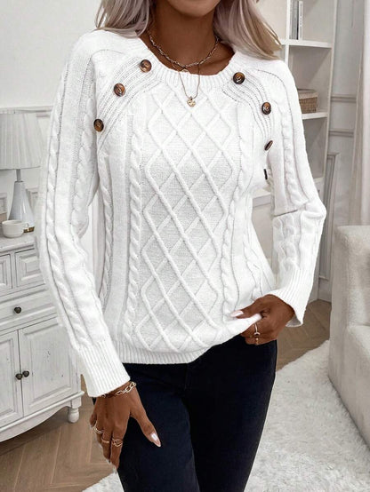 Women's Blouse Button Detail - VibreMode