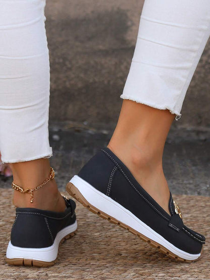 Women's Slip-On Loafers Flat Shoes
