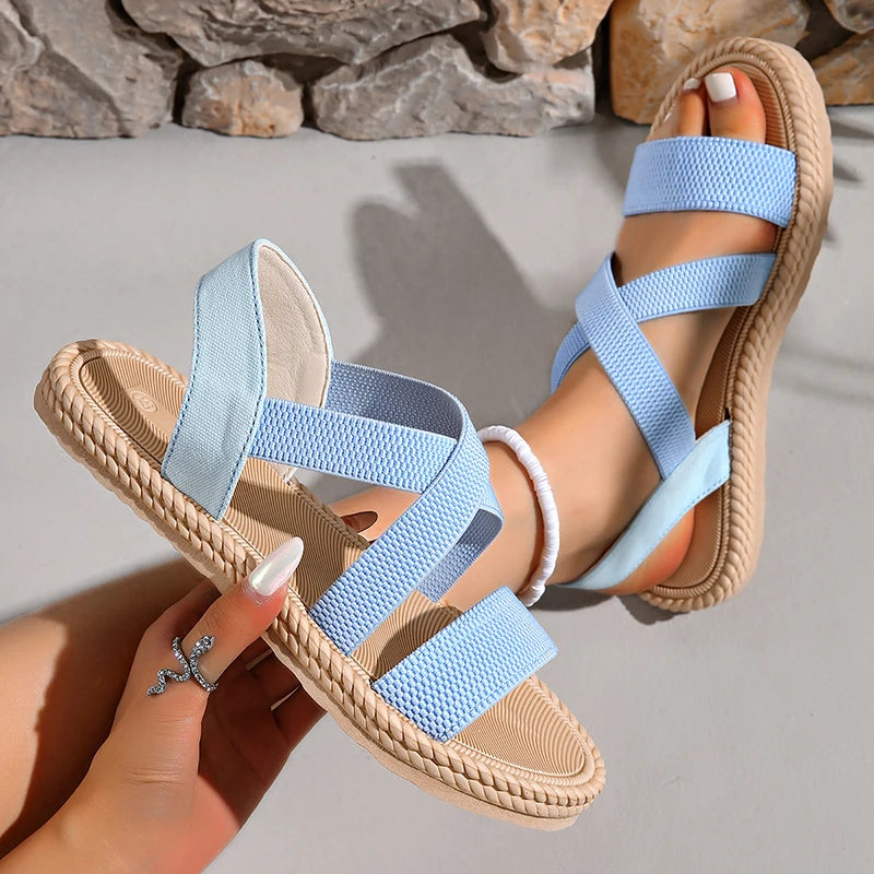 Comfortable Woven Flat Sandals for Women