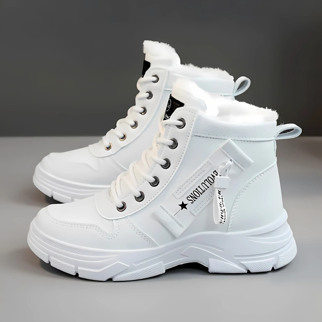 Women's Lace Up Ankle Boots Lug Sole