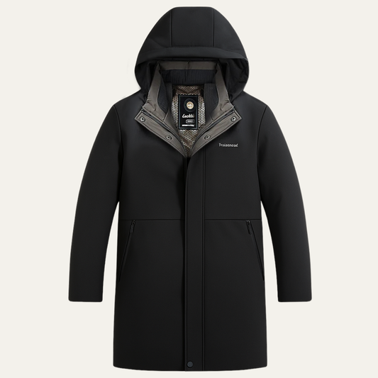 Men's Waterproof Parka Thick Warm Hooded Coat - VibreMode