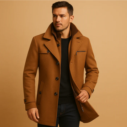 Warwick Men's Winter Coat Warm Adjustable Cuff