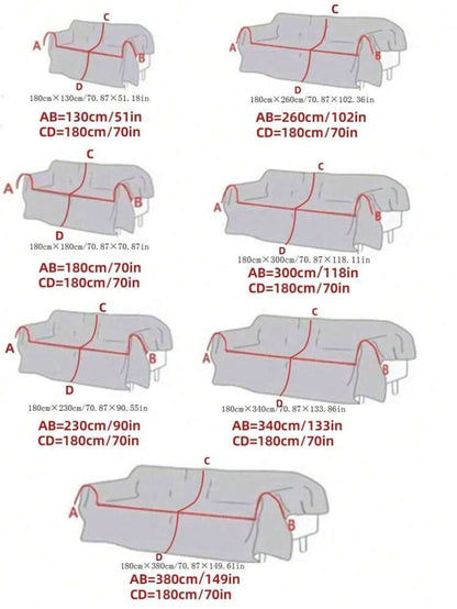 Chenille Sofa Towel Bohemian Style