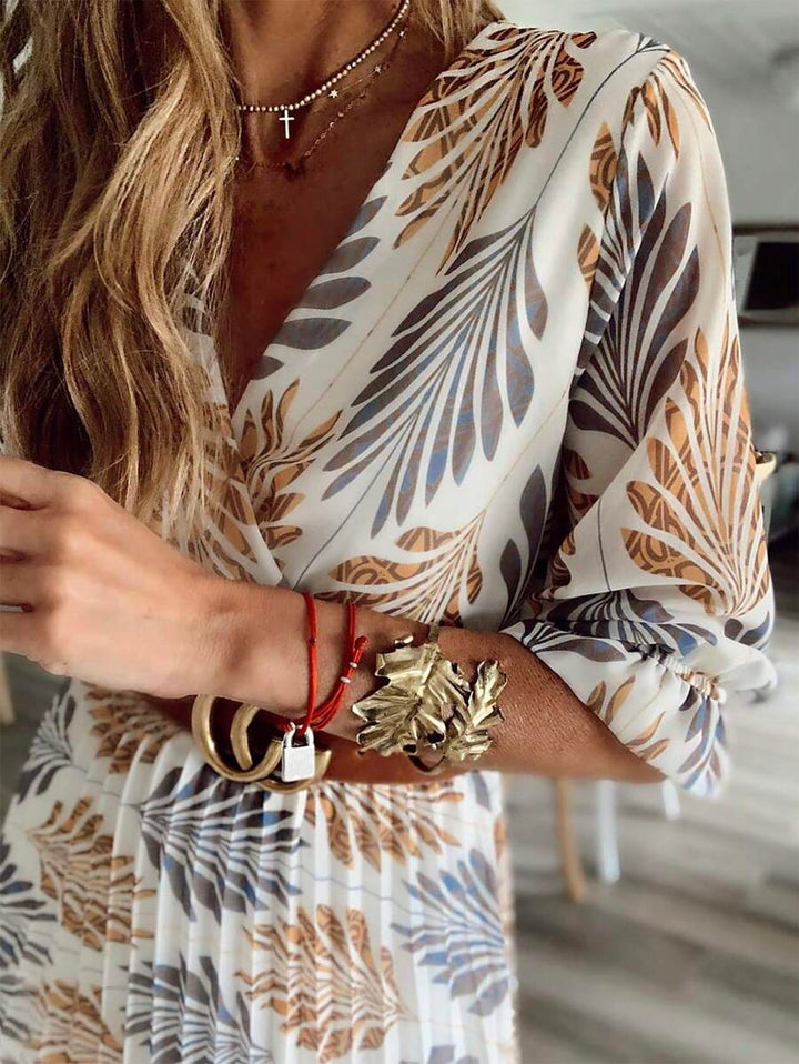 Women's Boho Maxi Swing Dress