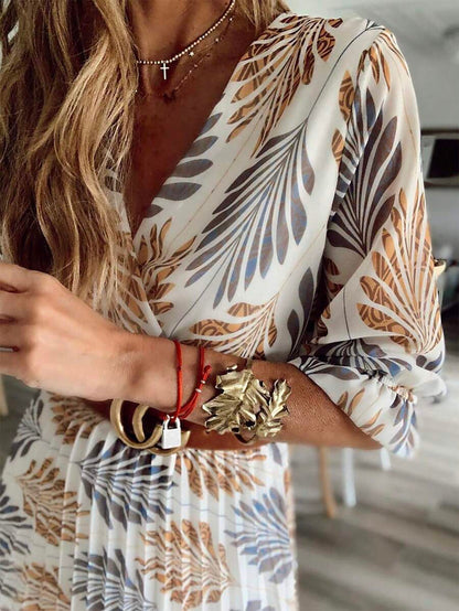 Women's Boho Maxi Swing Dress