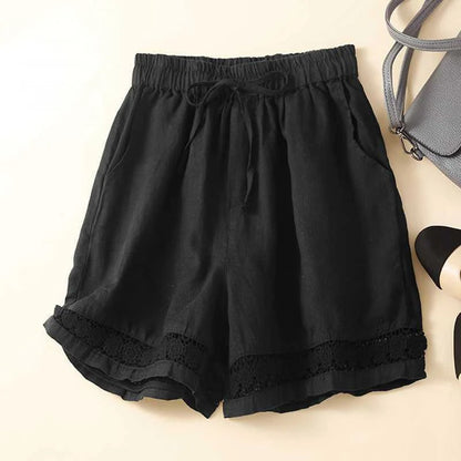 Women's Elastic Waist Casual Shorts