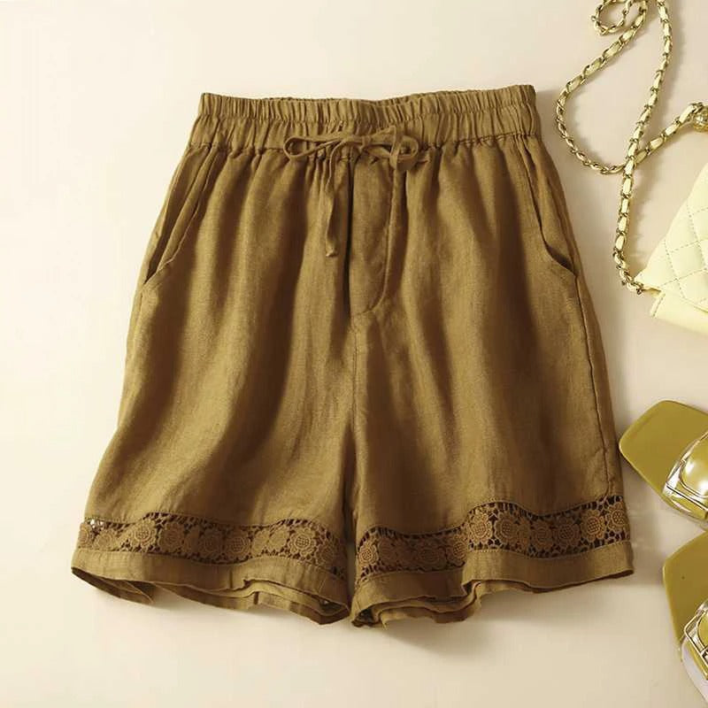 Women's Elastic Waist Casual Shorts