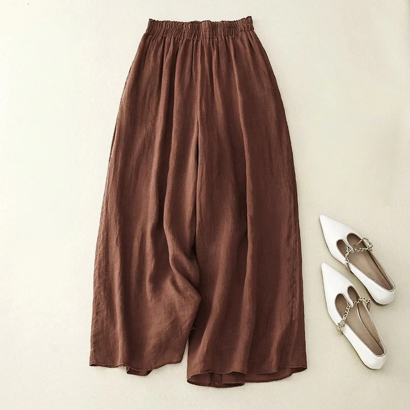 Elegant Women's Loose Fit Pants - VibreMode