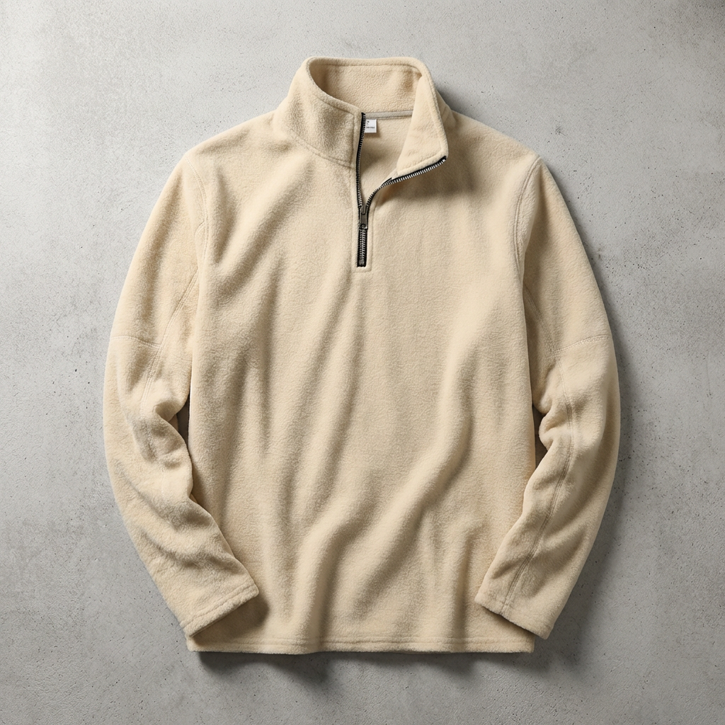 Fleece Lined Quarter Zip Sweater