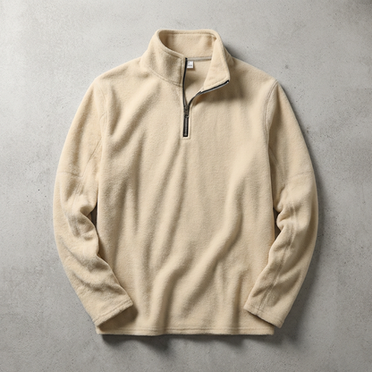 Fleece Lined Quarter Zip Sweater